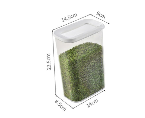 Versiegelt Tank Lagerung Tank Transparent Kunststoff Haushalt Küche Spice Box Mutter Tee Glas Getreide Lagerung Box