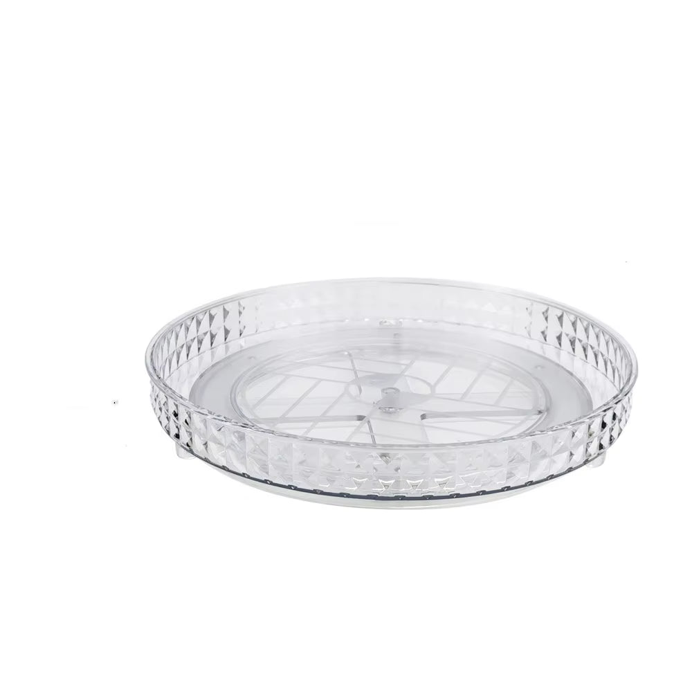 1Pc/Kitchen Rack Transparent Rotating Storage Rack Spice Storage Condiment Storage Multi-Layer Storage Turntable Storage Rack