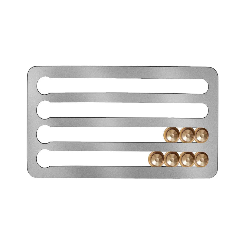 Elegantes Nespresso-Organizer-Regal