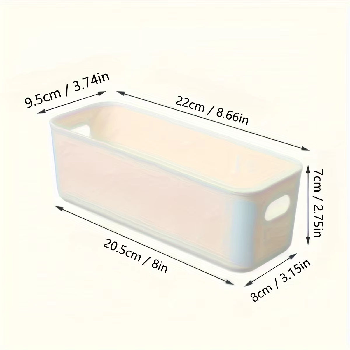 10Pcs Multifunctional Storage Box Durable Large-Capacity Desktop Storage Box Underwear Storage Suitable for Sundries Storage